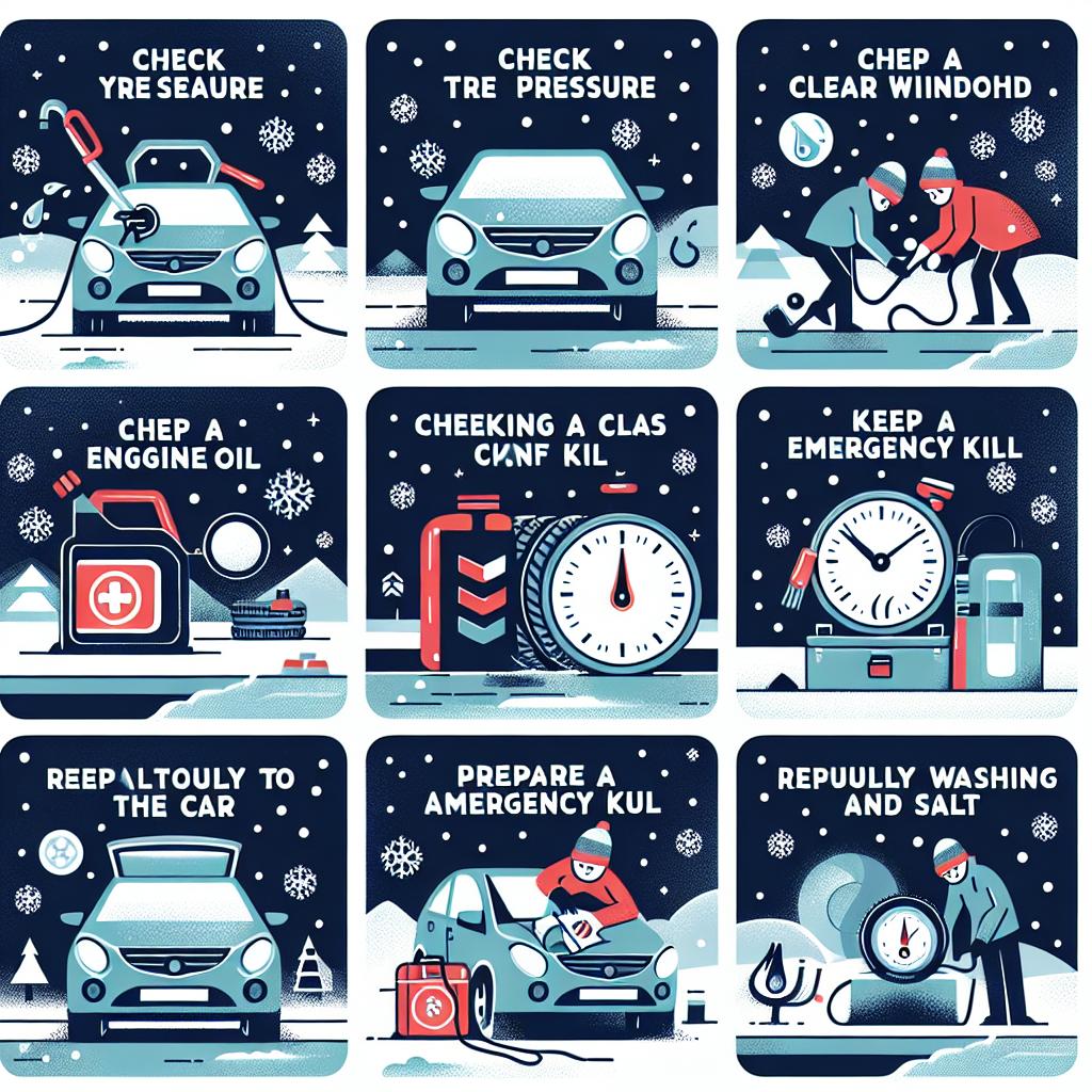 겨울철 차량 관리 팁 7가지