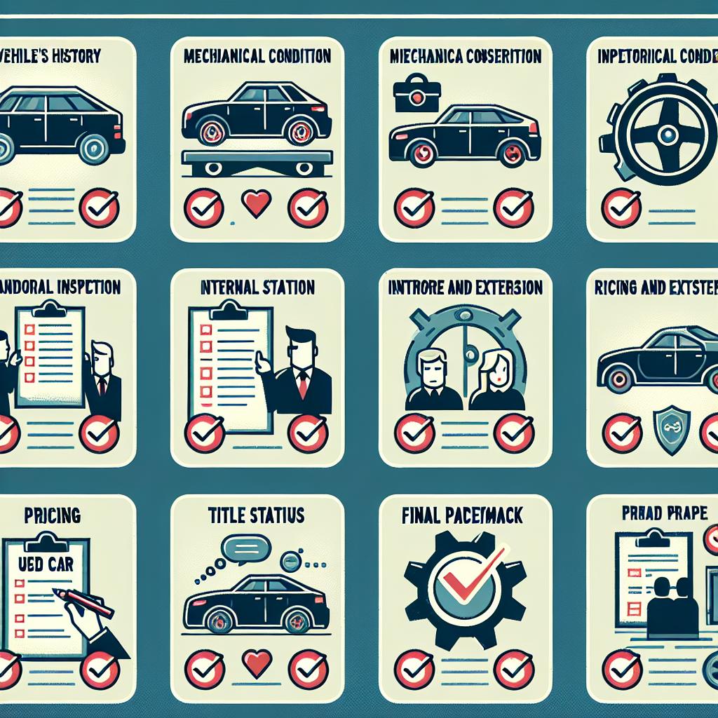 중고차 구매 전 체크리스트